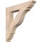Ekena Millwork Funston Traditional Smooth Bracket, Douglas Fir, 3 1/2"W x 22"D x 22"H BKT04X22X22FST01SDF - alternate 1